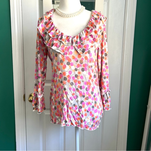 Sara Campbell Polka Dot Top Small - Picture 1 of 8